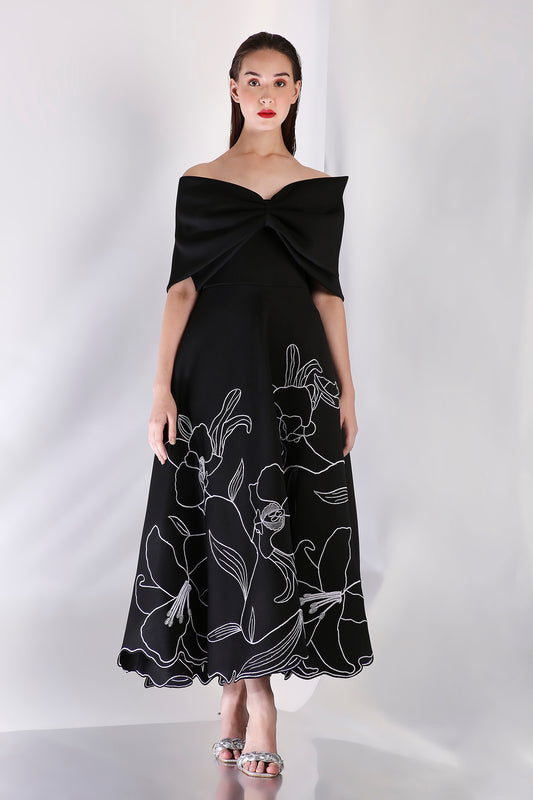 Black Vero + Bow Wrap