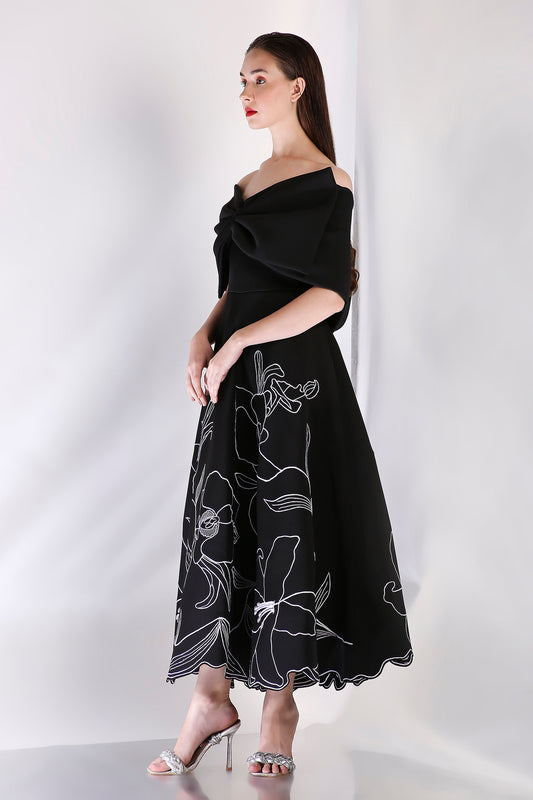 Black Vero + Bow Wrap