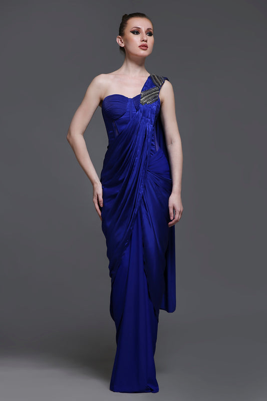 Bleu Georgia Drape