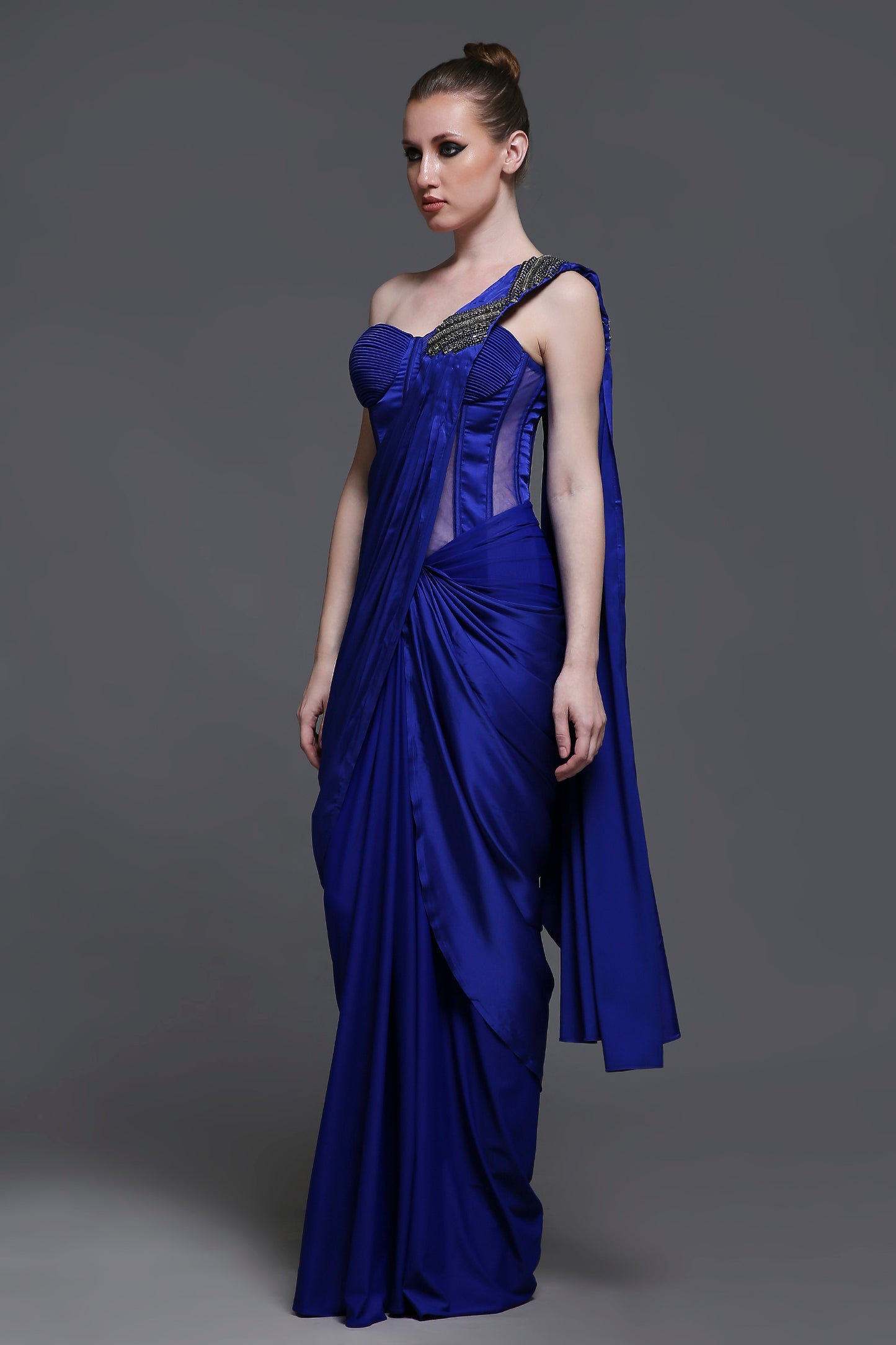 Bleu Georgia Drape