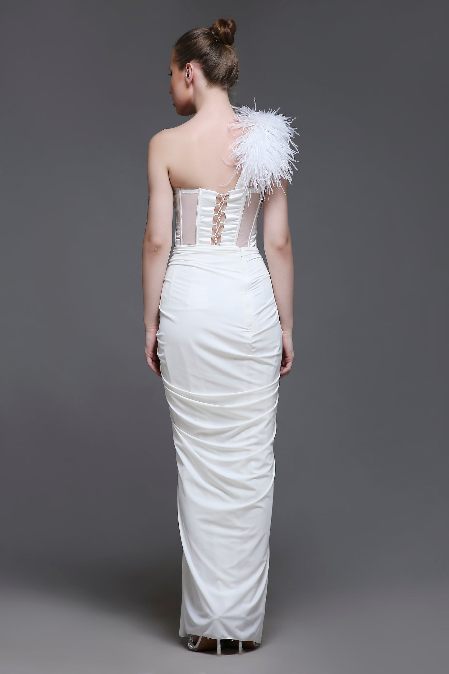 Blanc Georgia Feather Strap