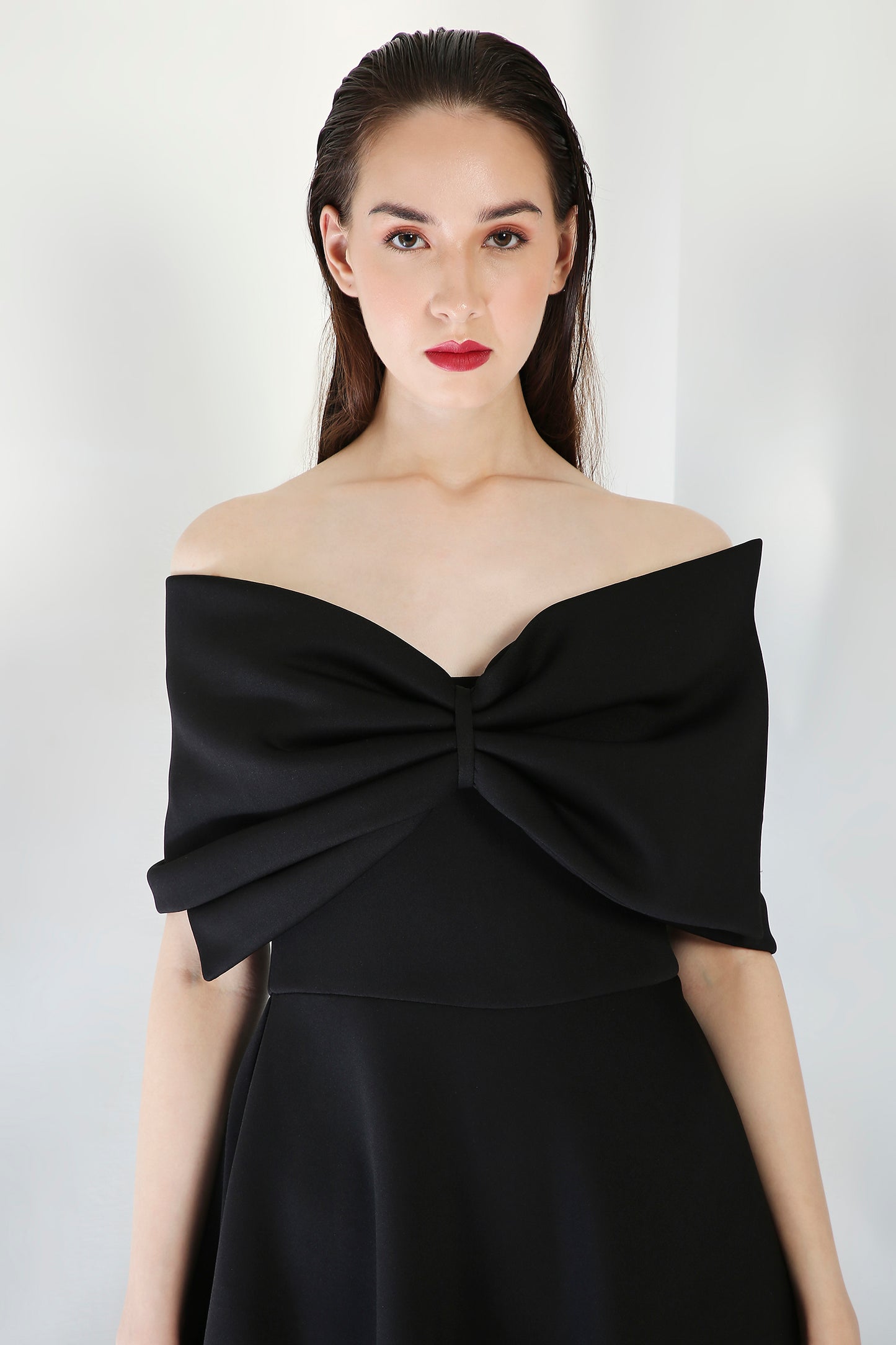 Olive (Black) + Bow Wrap