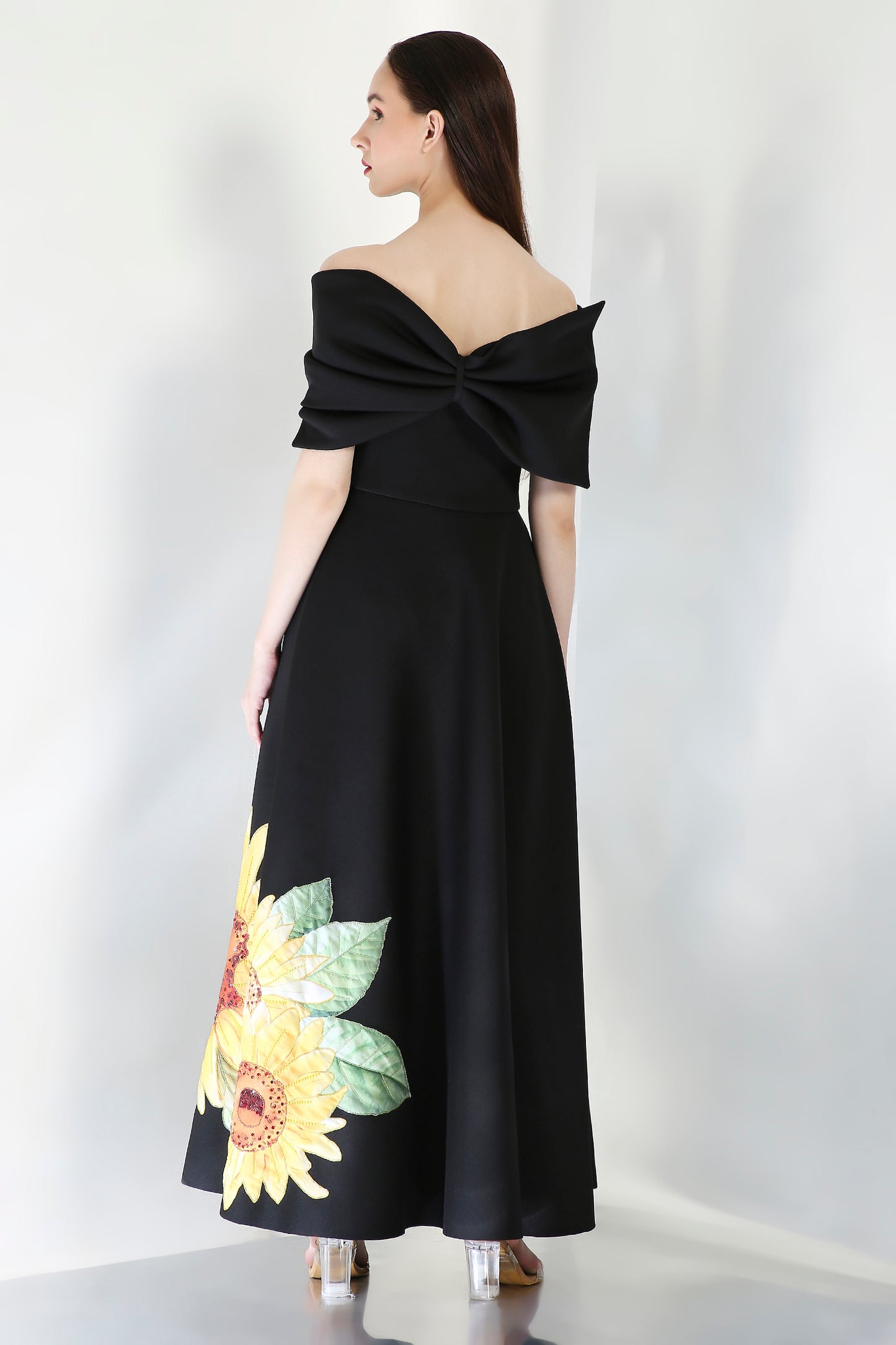 Olive (Black) + Bow Wrap