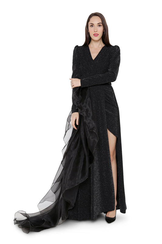 Belted Organza Trail