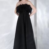 Gaia + Detachable Feather Wrap