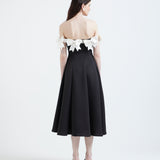 Detachable Satin Bow Wrap