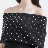Nysa + Pearl embellished bow wrap