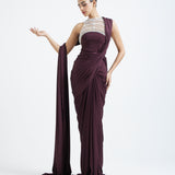 Shanaya base + Detachable pallu & overlay