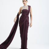 Shanaya base + Detachable pallu & overlay