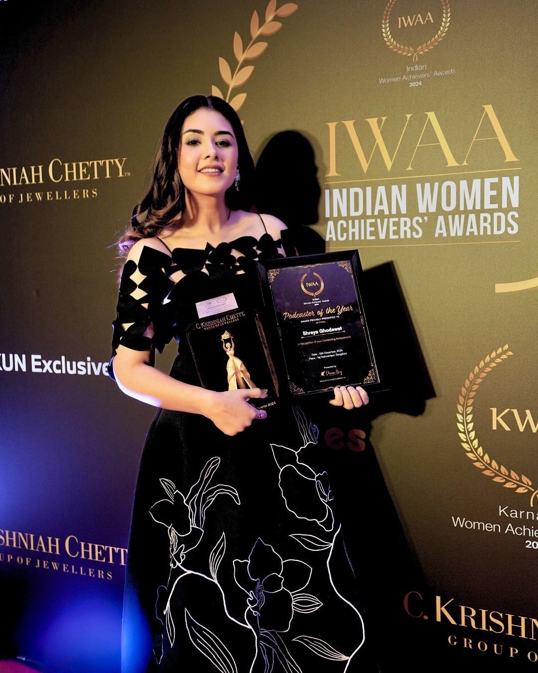 Shreya Godawat in Vero + Cutwork Wrap