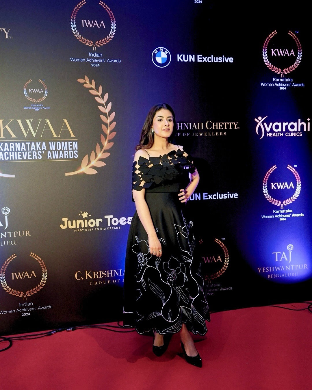 Shreya Godawat in Vero + Cutwork Wrap