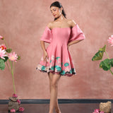 Ubud + off-shoulder bow