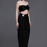 Noir Emily Set of Bustier + Skirt