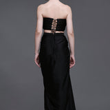 Noir Emily Set of Bustier + Skirt