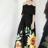 Olive (Black) + Wavy Wrap