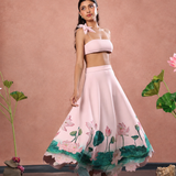 Udaipur set + Detachable flower