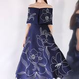 Midnight Vero + Embroidered Wrap