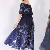 Midnight Vero + Embroidered Wrap