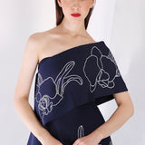 Midnight Vero + Embroidered Wrap