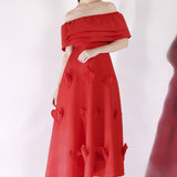 Scarlet Cassandra + Ruffle Wrap