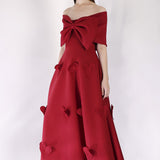 Carmine Cassandra + Bow Wrap