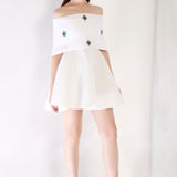 Tyche + Emerald Studded Wrap