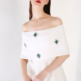 Gaia + Emerald Studded Wrap