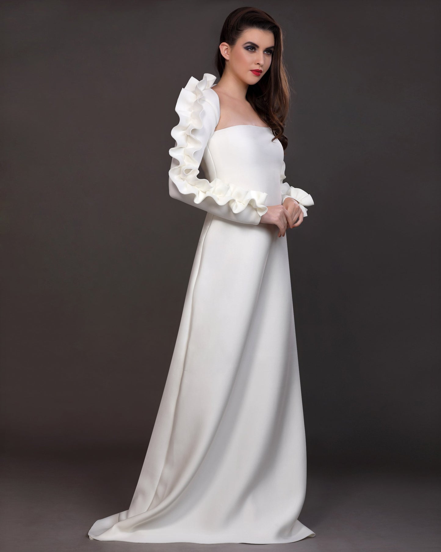 Essence- Ruffled Sleeve Shrug