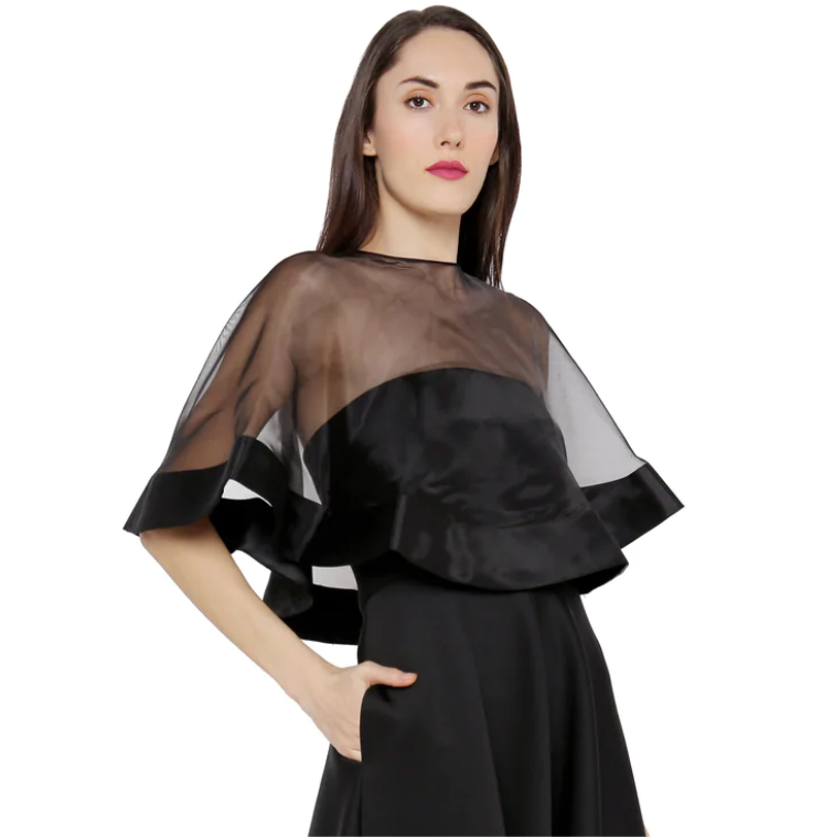 Organza Cape Overlay