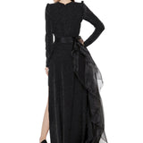 Belted Organza Trail